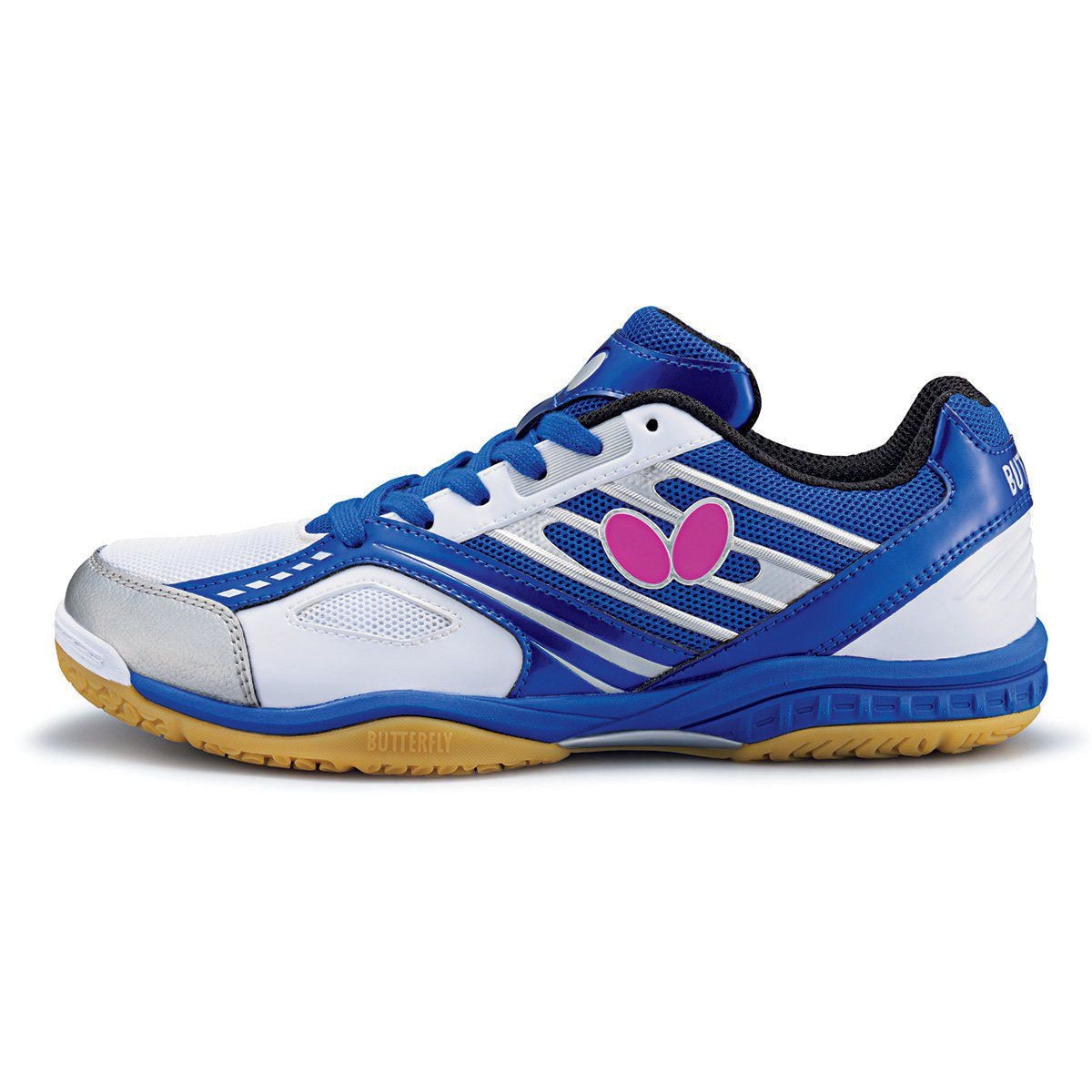 Lezoline Mach Shoes: Blue/White